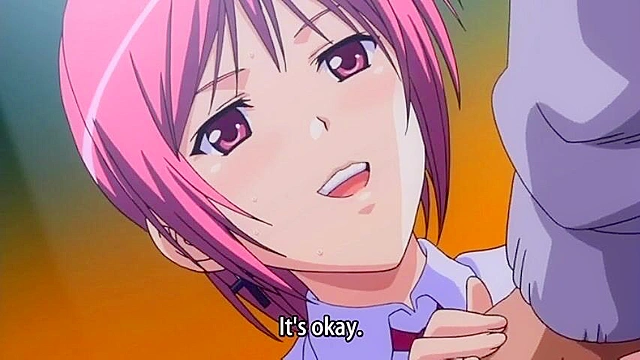 Horny nurse is toying her asshole with anal beads before doctor fucks her in hentai hospital