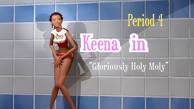 Cram Skul Period 4 - Ebony cheerleader fucks gloryhole cock
