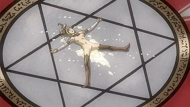 Dirty elf gets her butthole fucked in public by tentacle king