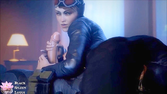 The hottest babes of DC and the Justice League suck dicks and take facials