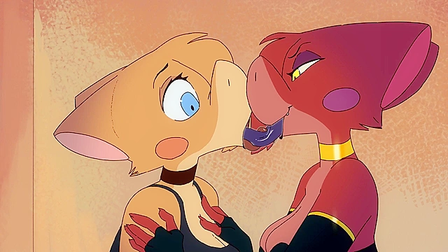 Dopplebanger - Futa furry girl summons evil clone to fuck her