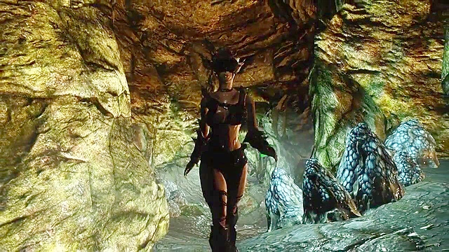 Scary looking orc monster gets a blowjob and fuck from a demoness