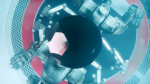 Nier First ASSembly - 2B gets her ass probed by robots and alien dick