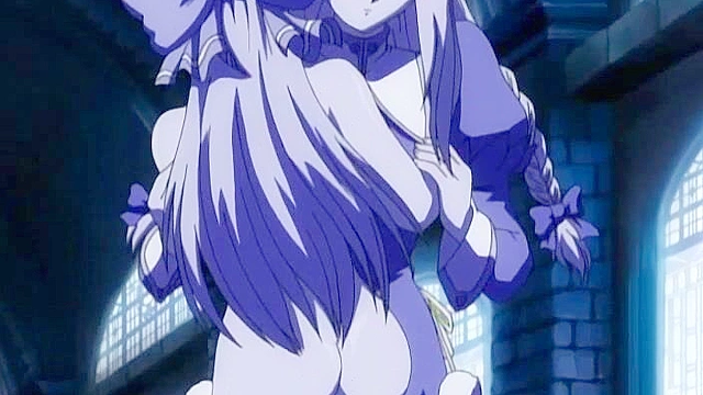 Wet pussy drips as busty slave gives a vigorous deepthroat blowjob