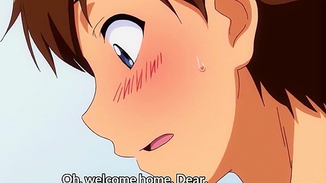 Afternoon Blush 1 - Busty housewife in swimsuit gets surprise hentai fucked in the locker room