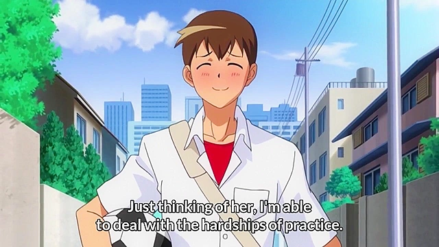 Afternoon Blush 1 - Busty housewife in swimsuit gets surprise hentai fucked in the locker room