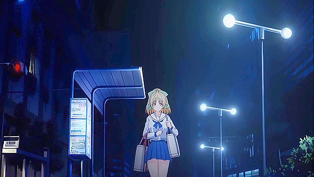 Atonement 1 - Curvy hentai schoolgirl gets her asshole and mouth fucked after being captured