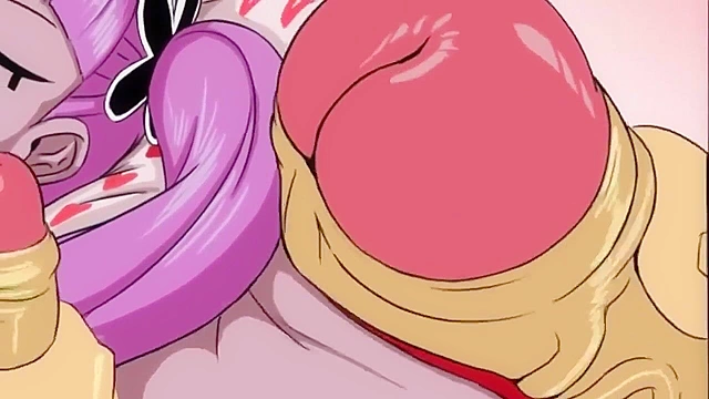 Nami and Nico Robin in One Piece anal gangbang