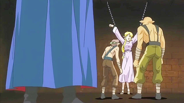 Elfen Laid 1 - Elf Girlfriend double penetrated by invaders while boyfriend watches