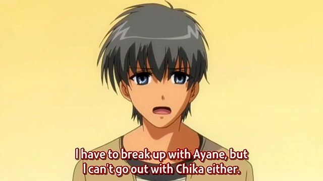 Oppai Life 2 - Busty anime blonde gets ass fucked and squirts in busty threesome