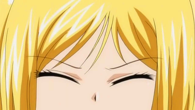 Oppai Life 2 - Busty anime blonde gets ass fucked and squirts in busty threesome