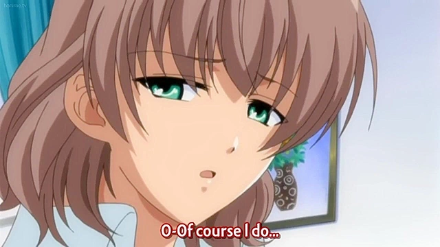 Oppai Life 2 - Busty anime blonde gets ass fucked and squirts in busty threesome