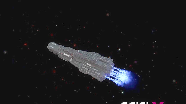 Sex with an alien in spaceship. Sexy young blonde gets fucked by alien