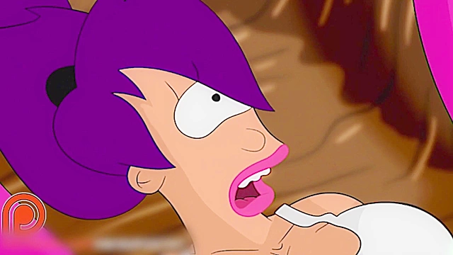 Leela Turunga from Futurama is anal tentacle banged