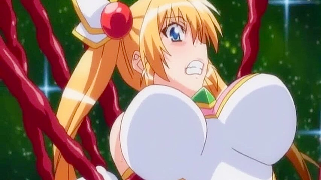 Magical warrior girl is tentacle fucked in her asshole by sadistic demon