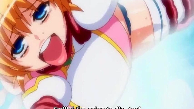 Magical warrior girl is tentacle fucked in her asshole by sadistic demon