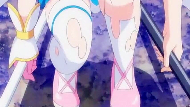 Magical warrior girl is tentacle fucked in her asshole by sadistic demon