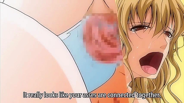 Big titty slut has a anime girl and guy double fuck her holes with toys