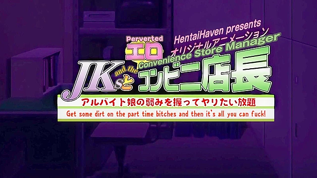 JK and Manager 6 - Ugly bastard fucks teenie anal virgin in her butt hole