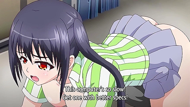 JK and Manager 6 - Ugly bastard fucks teenie anal virgin in her butt hole