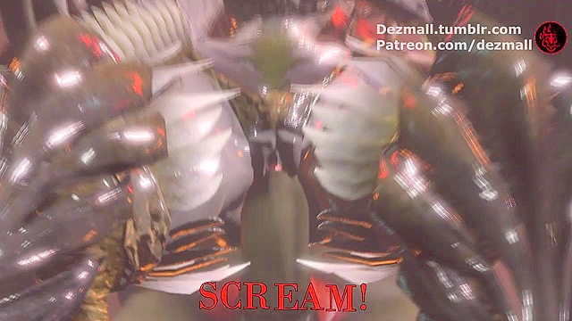 Fallen Lady of the Vortex - Bird girl gets her asshole fucked deep