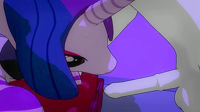 Dirty pony fucks his pony friend in her asshole while she is sleeping