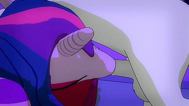 Dirty pony fucks his pony friend in her asshole while she is sleeping