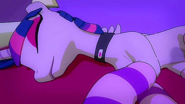 Dirty pony fucks his pony friend in her asshole while she is sleeping