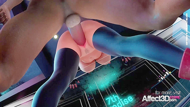 Big tits bartender Tifa Lockhart blacked in a 3d animation