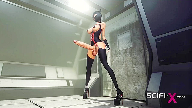 Hot 3d fetish dickgirl anal fucks Harley Quinn