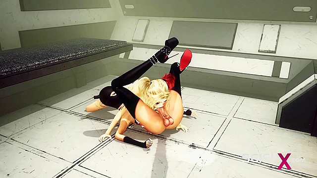Hot 3d fetish dickgirl anal fucks Harley Quinn