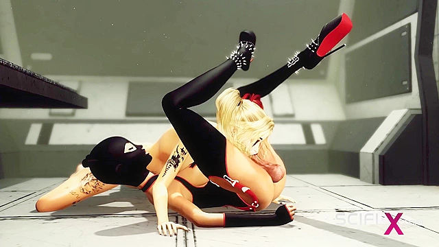 Hot 3d fetish dickgirl anal fucks Harley Quinn