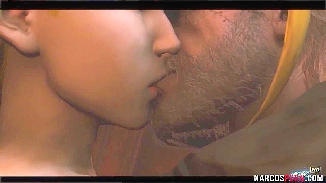 Street Fighter Cammy gets her ass fucked rough on the couch