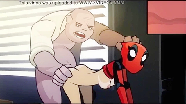 Cartoon Porn - Lady Deadpool takes Kingpin's dick deep in her asshole