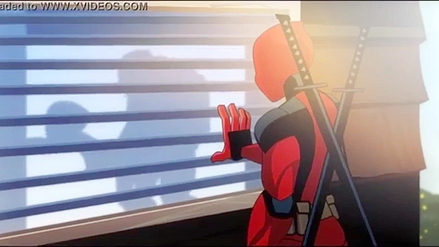 Cartoon Porn - Lady Deadpool takes Kingpin's dick deep in her asshole
