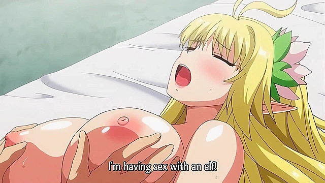 Forest of Lewd Elves 1 - Horny busty elves need that fat cock right now!