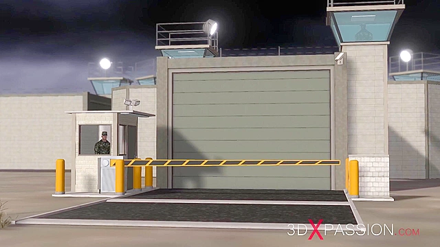 Sexy 3D animated brunette enjoys fucking with a big black cock