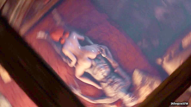 Triss Merigold gets her round ass fucked deep by zombie cock