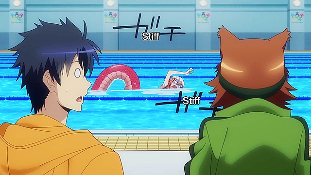 Monster Musume OVA 1 - Sexy monster girls go for a trip to the gym