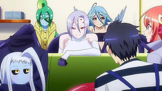 Monster Musume OVA 1 - Sexy monster girls go for a trip to the gym