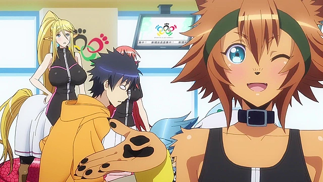 Monster Musume OVA 1 - Sexy monster girls go for a trip to the gym