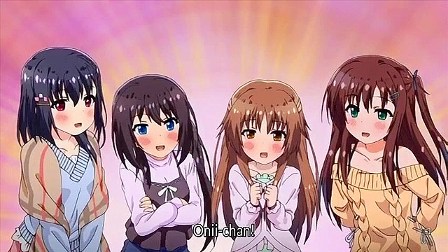 Big Brother Keep Hugging Me 3 - Petite anime teen is banged by big bro