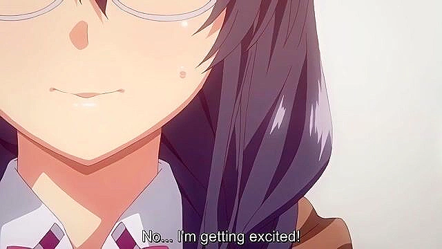 Eroges Can Solve Everything! 1 - Aggressive busty schoolgirl rides hentai student cock