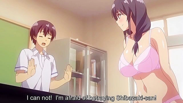 Eroges Can Solve Everything! 1 - Aggressive busty schoolgirl rides hentai student cock