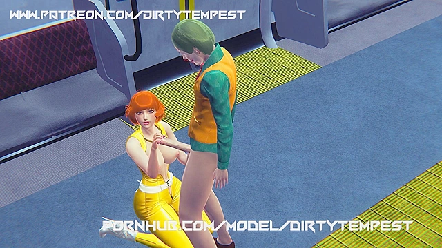 April oneil ninja turtles anal fucks the joker