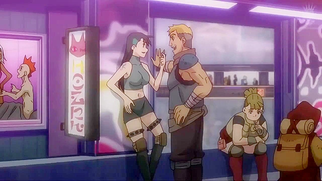 Space Hunt Adventure 2 - Dirty adventurer creampies a huge titty big amazonian woman