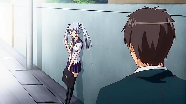 Papa Love 2 - Petite anime teen with small tits slides her tight pussy down on dads cock