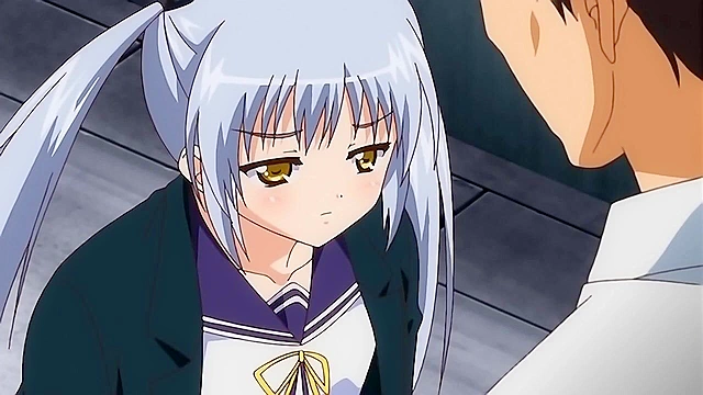 Papa Love 2 - Petite anime teen with small tits slides her tight pussy down on dads cock