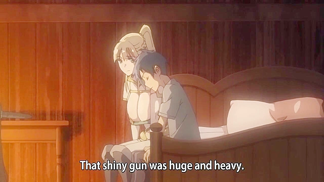 Space Hunt Adventure 1 - After slaying monsters adventurer fucks a big amazonian girl