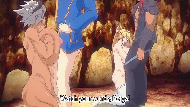 Warrior princesses are captured and used as huge titty sex slaves